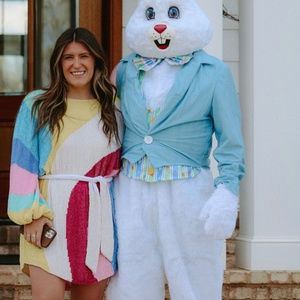 Retrofete Grace Sequin Reversible Belted Dress